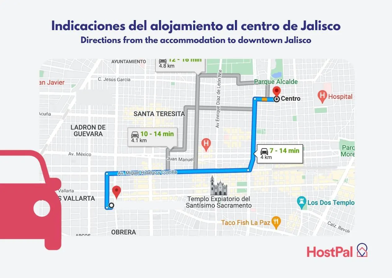 Hostal La Paz & Love Guadalajara Mexiko